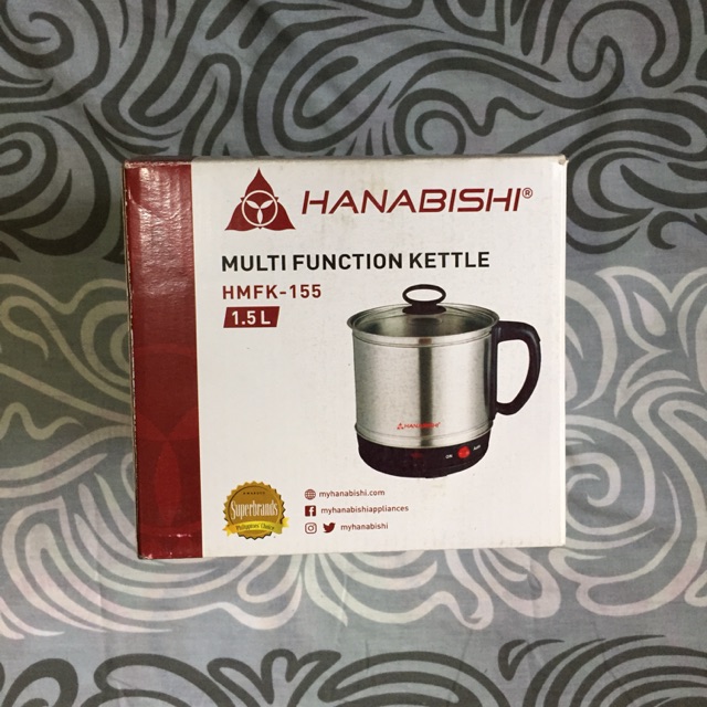 Hanabishi hot sale multifunction kettle