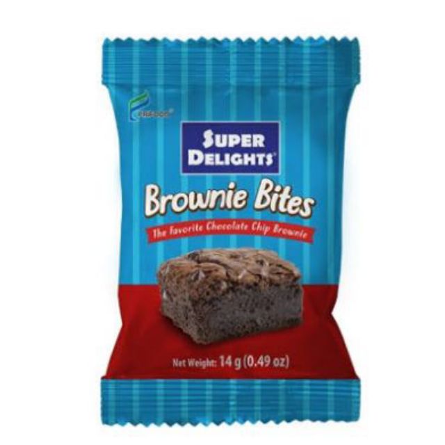 (1 PIECE)Super Delights Brownie Bites Chocolate Chip Brownie Shopee