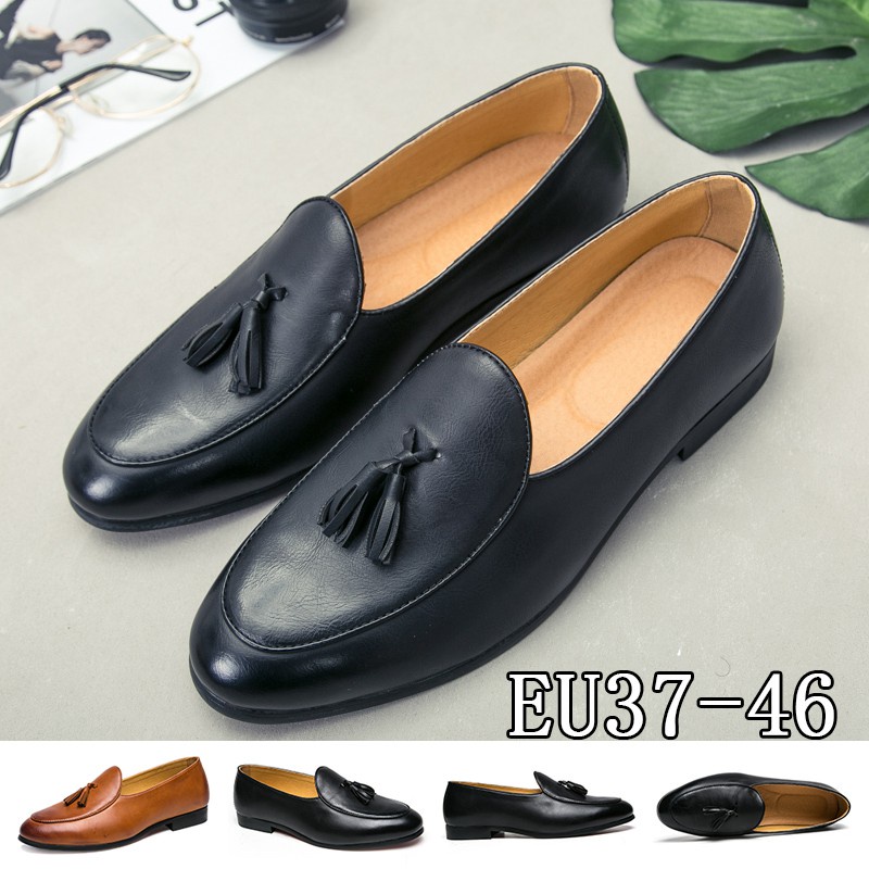 Men Tassel Loafers Shoes Leather Italian Formal Dress Office Footwear OxfordShoes for Men Shopee Philippines