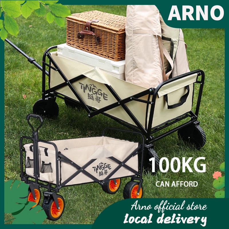Campers Foldable Outdoor Carts Picnic Carts Camping Trailers Shopee