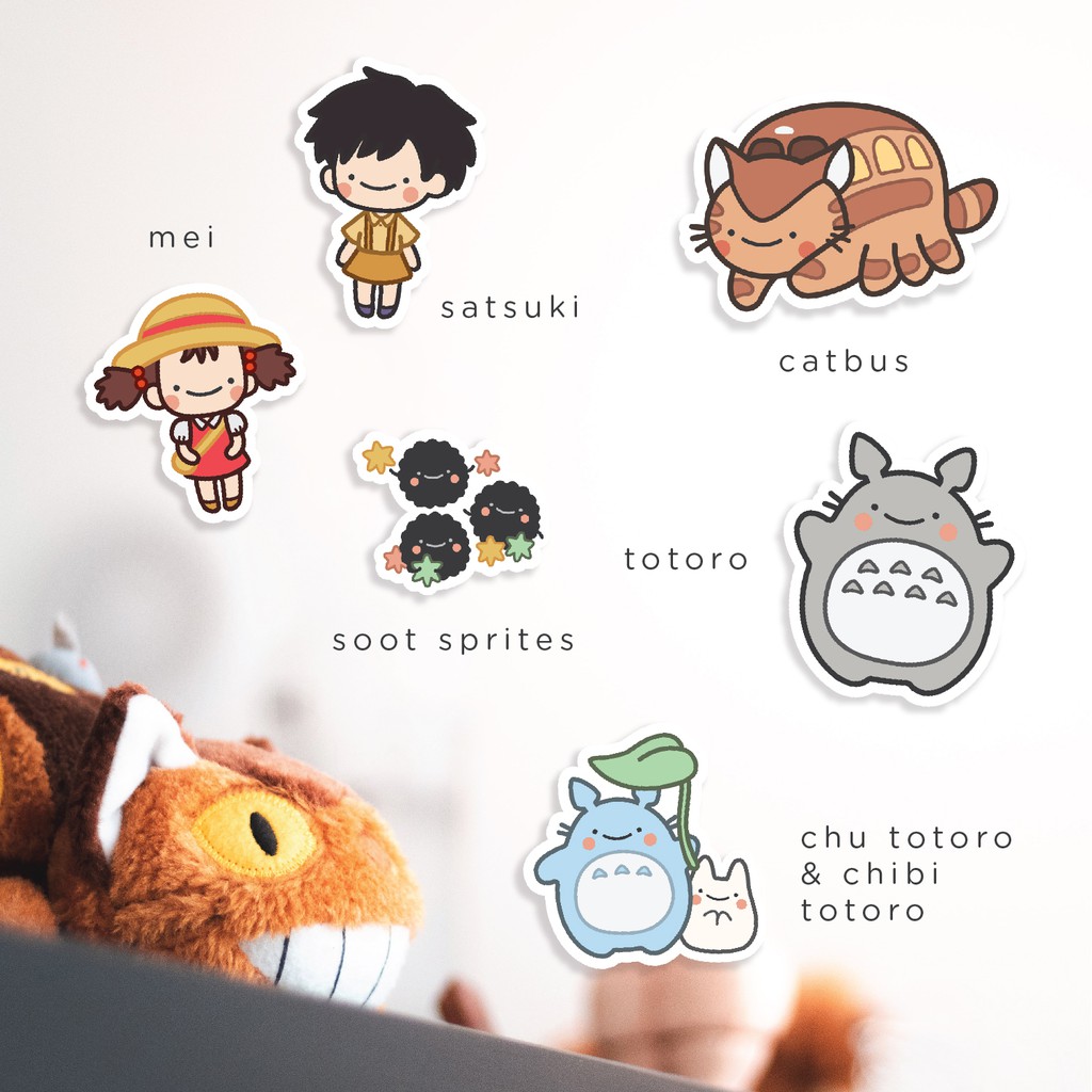 My Neighbor Totoro Sticker Pack (Studio Ghibli) | Shopee Philippines