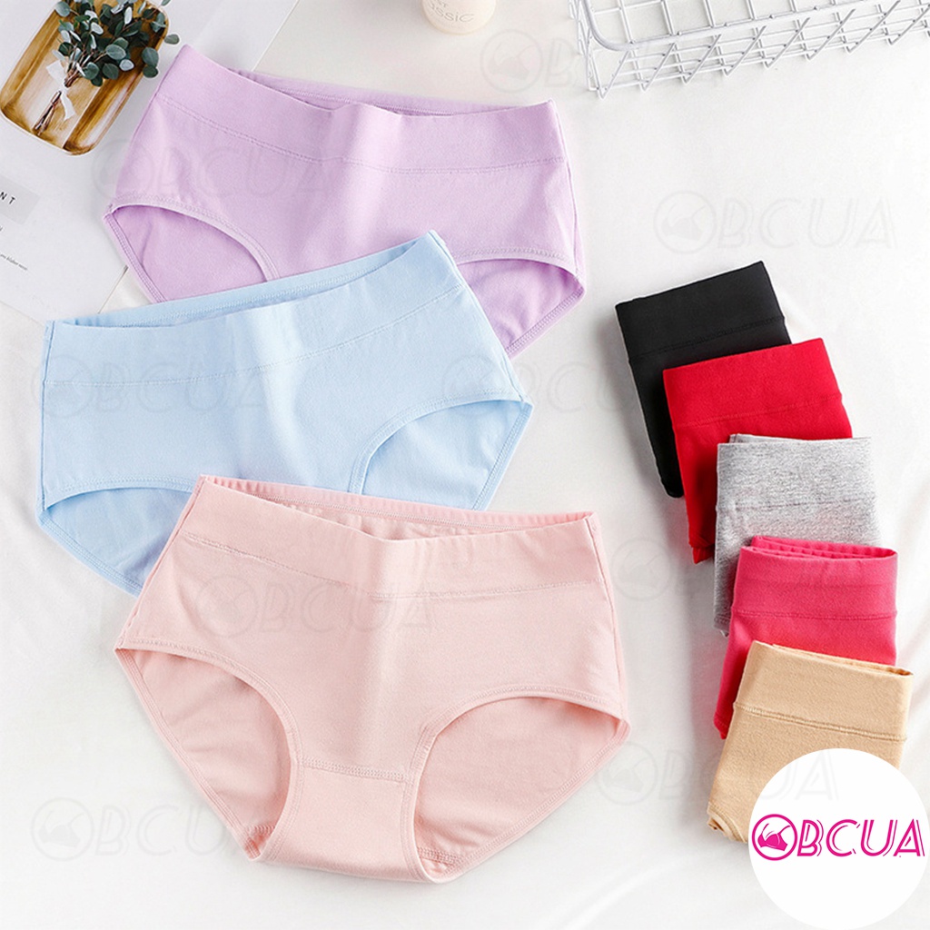 Bcua Hip Mid-Waist Panty Japanese Honeycomb Underwear Package Hip ...