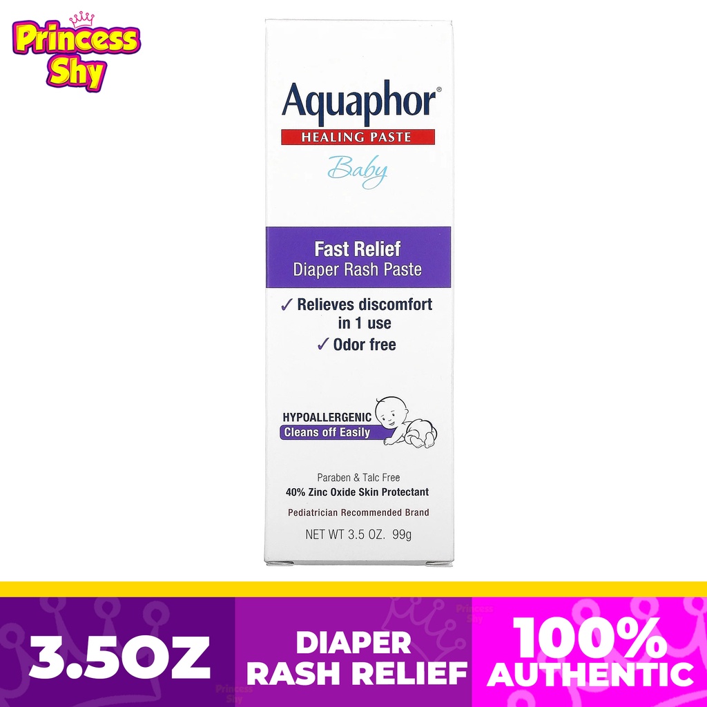 Aquaphor Baby Healing Fast Relief Diaper Rash Paste 3.5 oz 99g Shopee