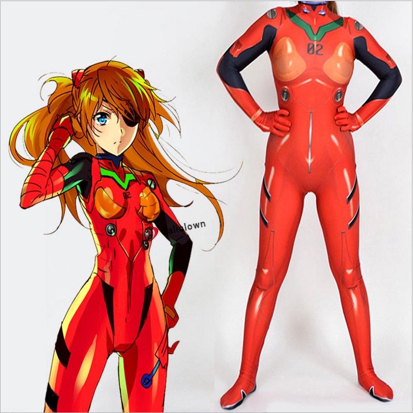 EVA Soryu Asuka Langley Fanart Cosplay Costume Fullset main image 0