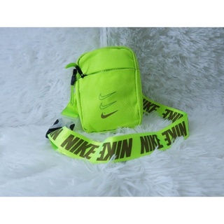 Nike Advance crossbody bag in neon green