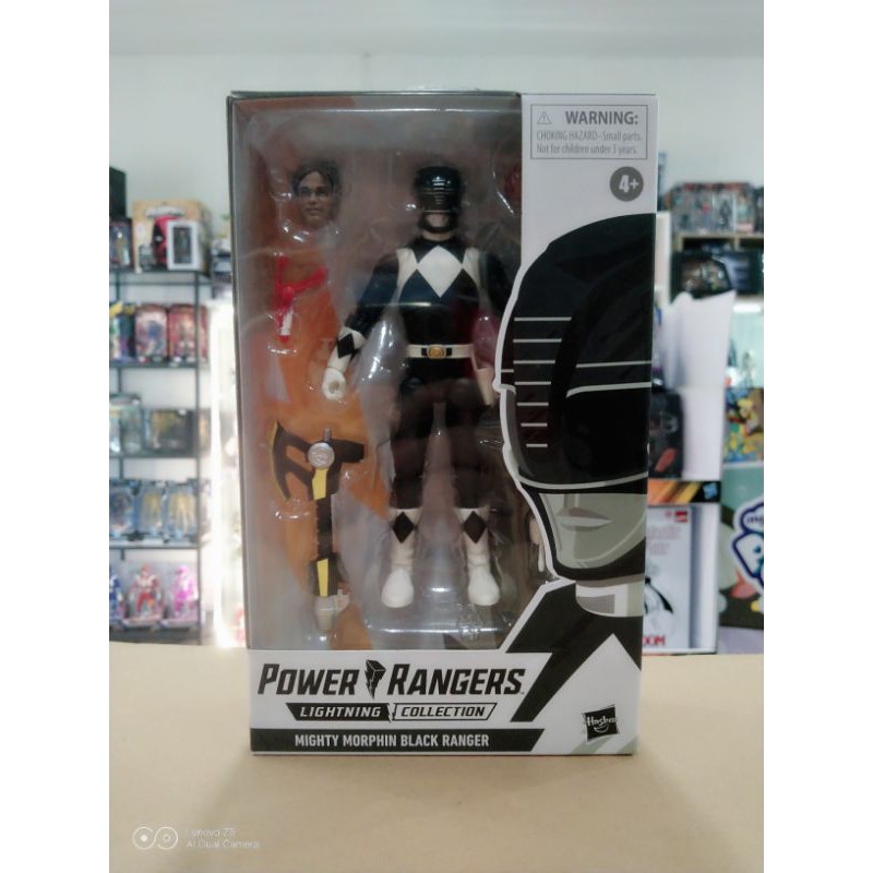 HASBRO Power Rangers Lightning Collection Mighty Morphin BLACK RANGER ...