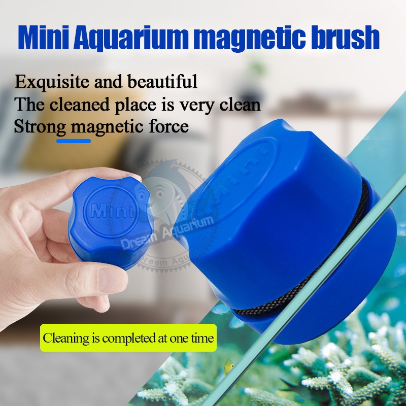 Aquarium Mini Fish Tank Algae Glass Cleaner Scrubber Sponge Clean Brush Shopee