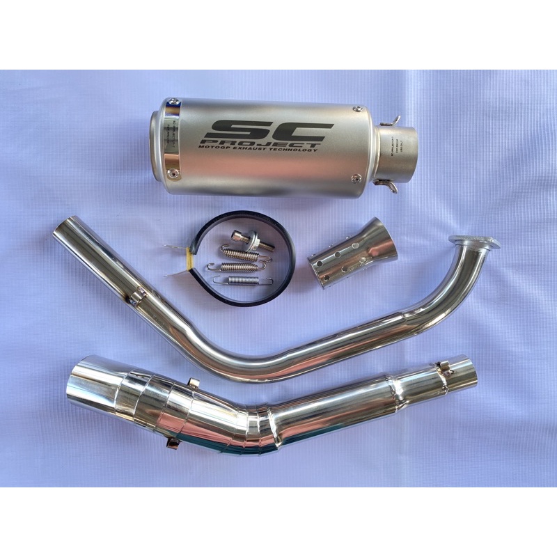Sc Project with elbow for Yamaha R15 V3 | MT 15 | XSR155 | Shopee ...