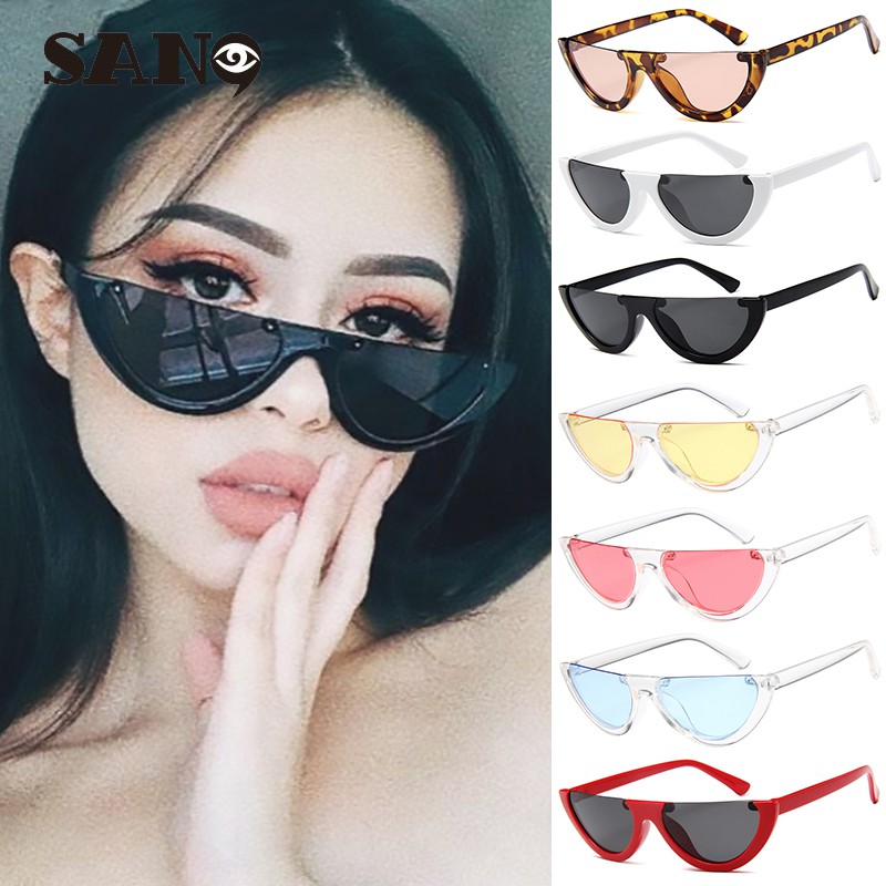 Half frame sunglasses womens deals