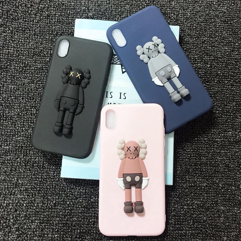 3D Solid Cute Kaws Toy Case Huawei Nova 2 Lite 2S 2i 3 3i 3e 4 4e