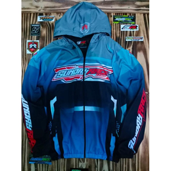 Original sunday race Parachute Jacket With new racing motif | Shopee ...