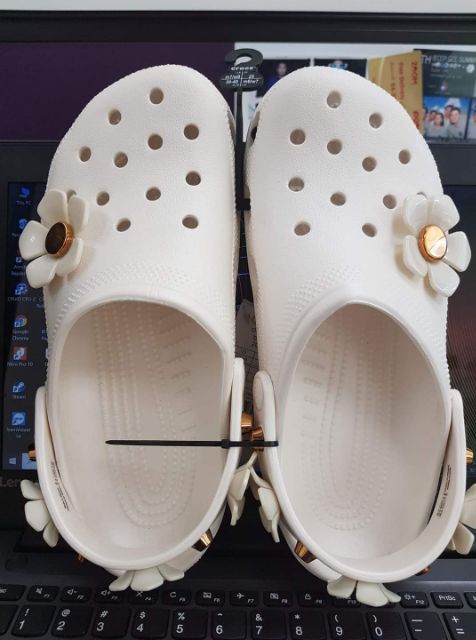 Crocs Original Classic Metallic Blooms Clog Size US 9 Shopee Philippines