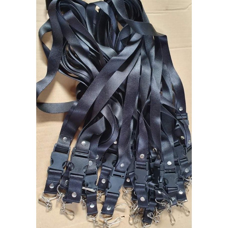 Plain Lanyard Black and Colored | Shopee Philippines