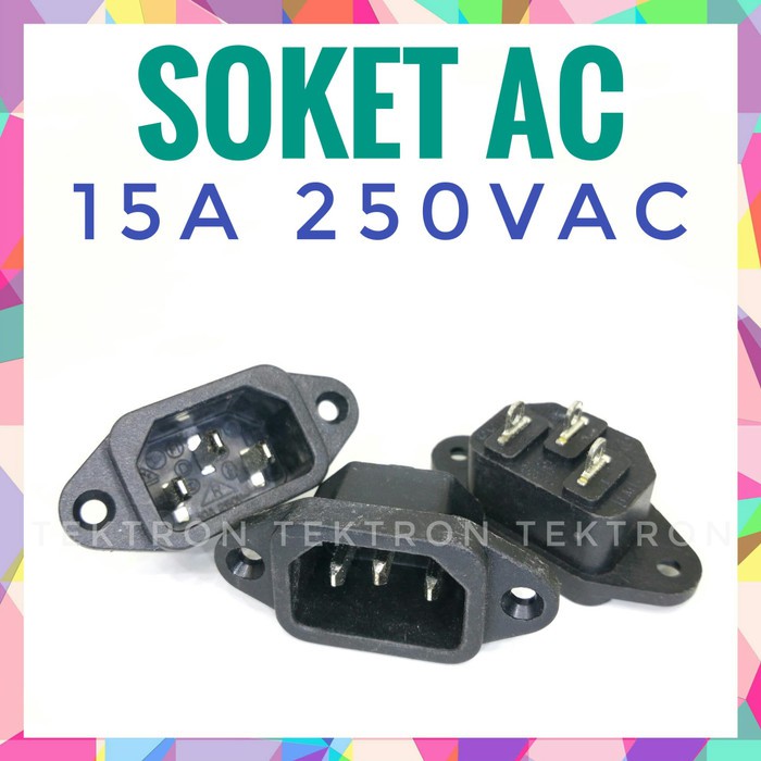 Ac Computer socket 3pin 15A 250VAC Computer 3p full certificate ...