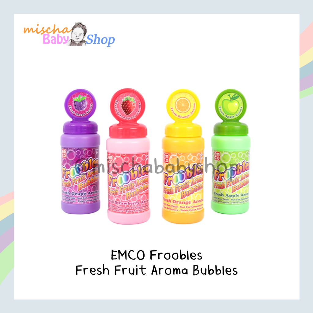 Emco Froobles Fresh Fruit Aroma Bubbles | Bubble Kids Toys | Shopee ...