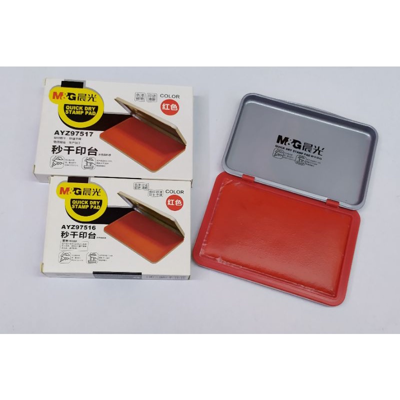 Quick DRY STAMP PAD RED COLOR Shopee Philippines