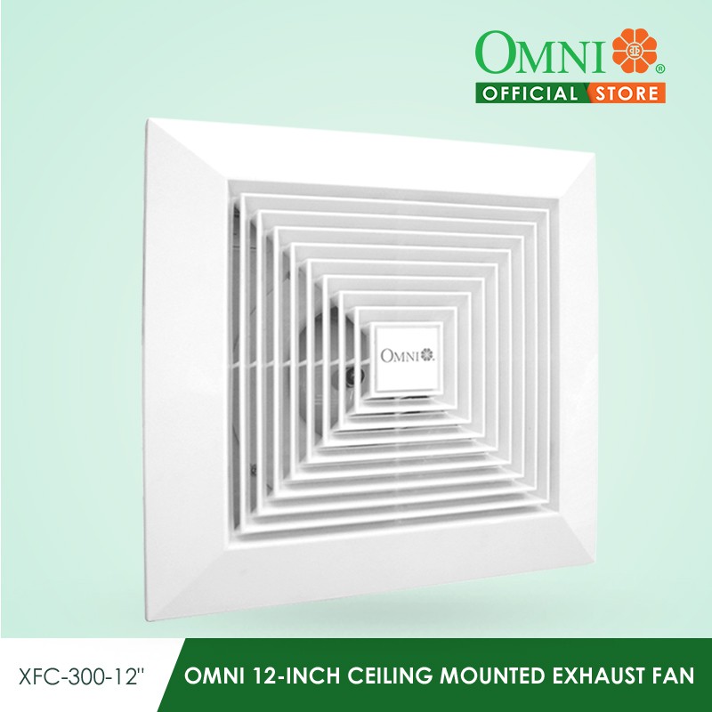 OMNI 12-Inch Ceiling Mounted Exhaust Fan - XFC-300 | Shopee Philippines