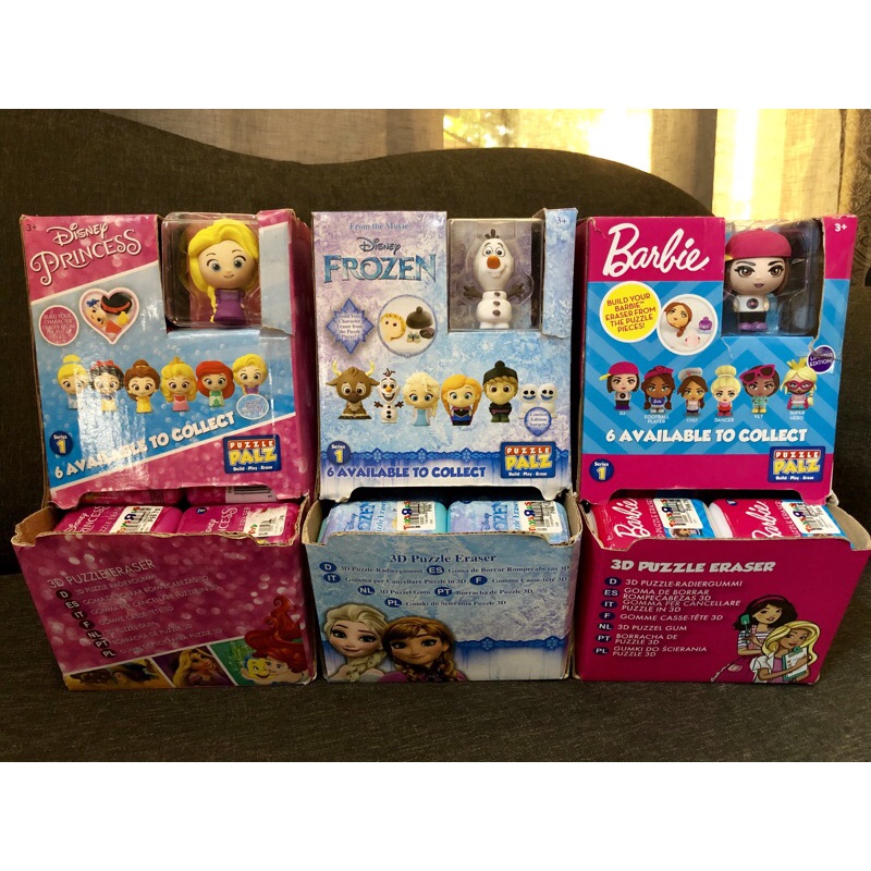 Authentic Puzzle Palz 3D Puzzle Eraser Paw Patrol Toy Story Frozen