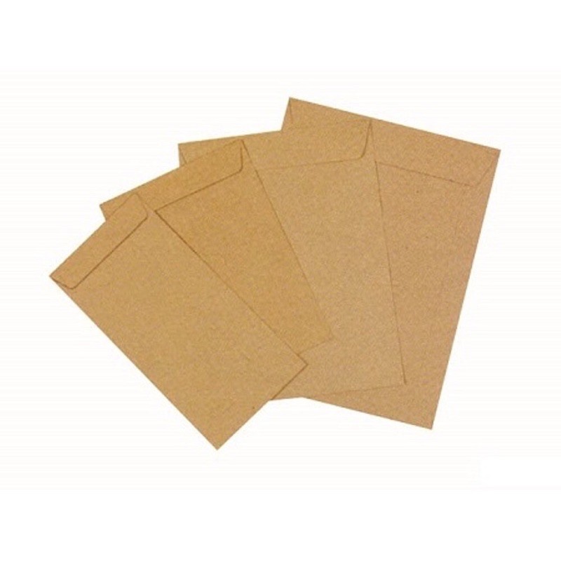 A4 Brown KRAFT Envelope NON SEAL WPS/VINTAGE Envelope/Invitation ...