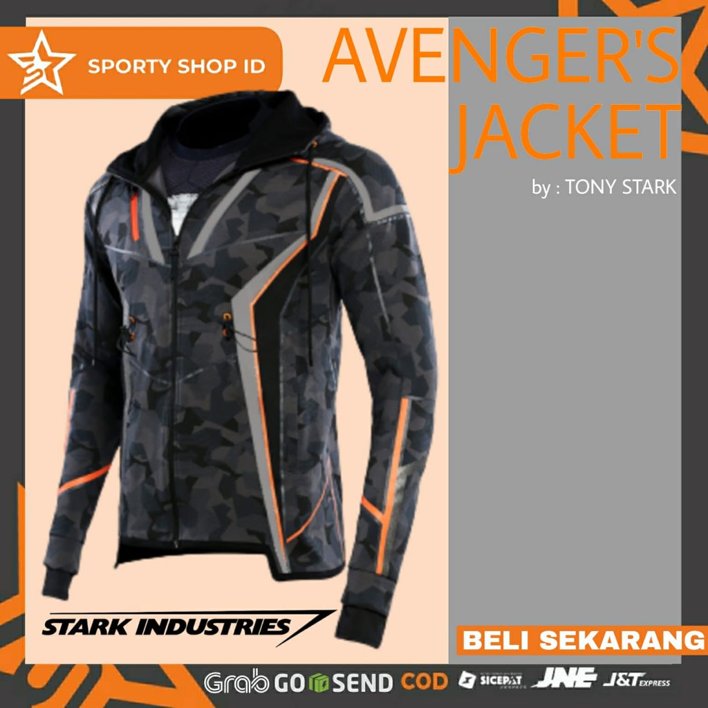 Avengers hotsell jacket shopee