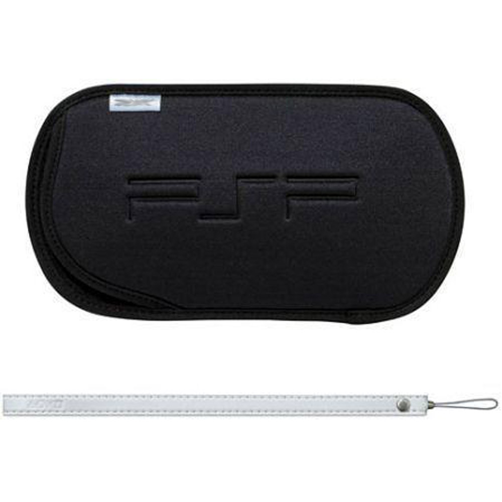 Protective Soft Bag Pouch Carry Case Strap for Sony PSP 1000 2000 3000