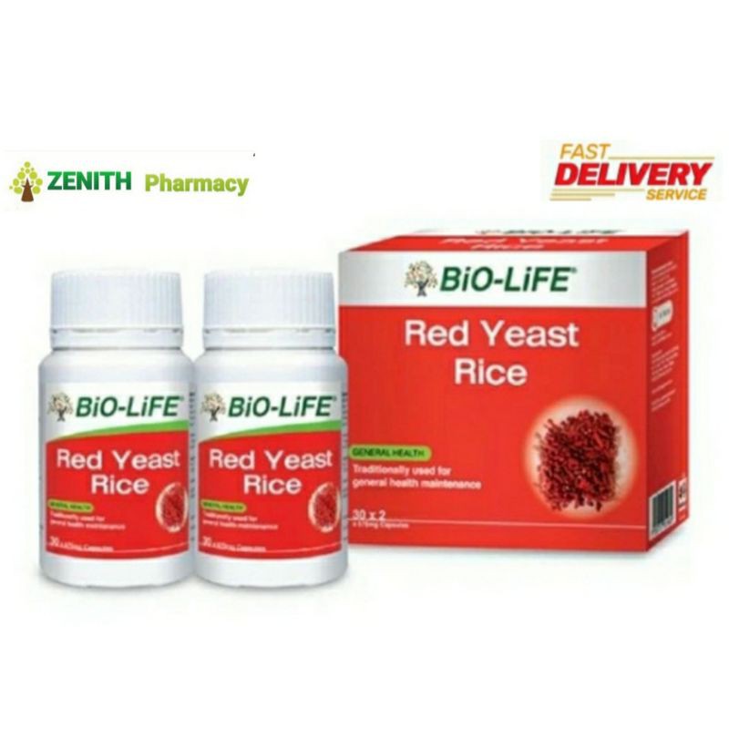 BioLife Exp:06/2027 Red Yeast Rice 30's × 2 | Shopee Philippines