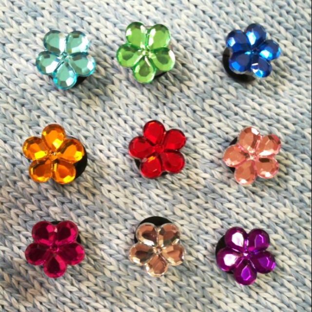 Jibbitz Crocs Charms, Flower Gems Shopee Philippines