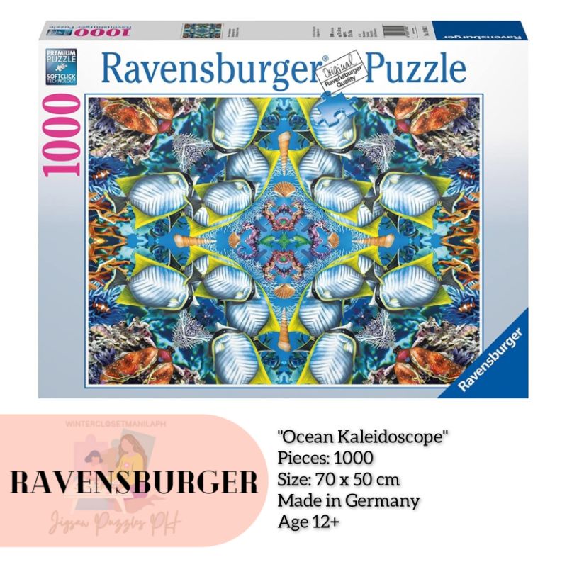 Ravensburger Moment du puzzle : Puzzle Kaléidoscope Kitty de 300 pièces pour adultes – 12001327 – Outil fabriqué à la main, fabriqué en Allemagne, chaque pièce s'assemble parfaitement