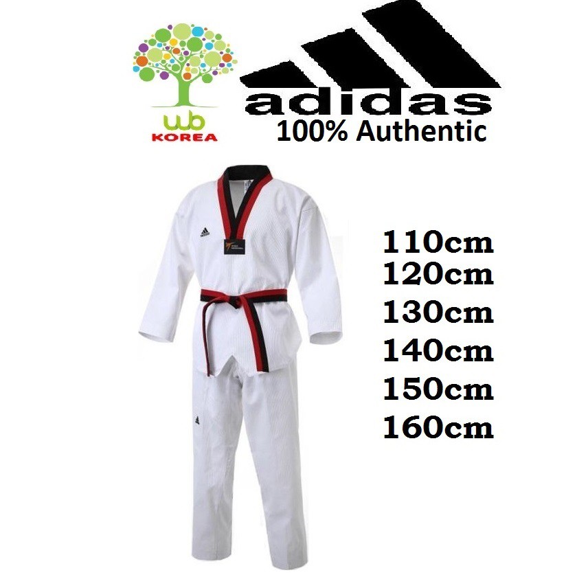 ADIDAS Performance Taekwondo Uniform White Red Black Shopee Philippines   9b2e451286758df4b8aa2ccc8b6ee157