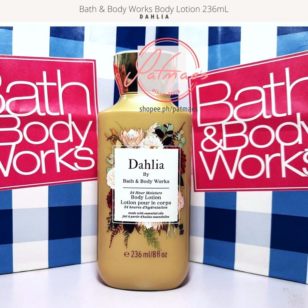 ♦Bath and Body Works Body Lotion Dahlia 236mL Shopee Philippines