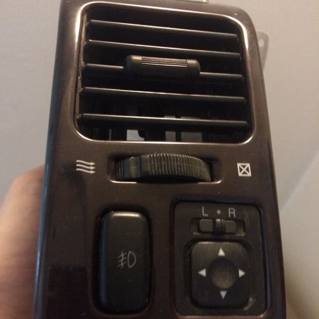 Genuine Mitsubishi Pajero CK AC Vents / Aircon Louver Fog Light Switch