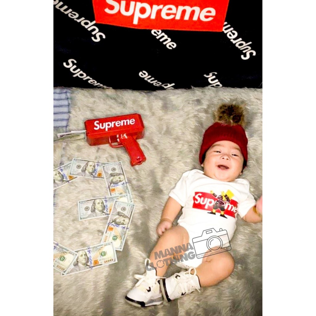 Supreme Onesie Unisex 100 Cotton New Born Baby Clothes