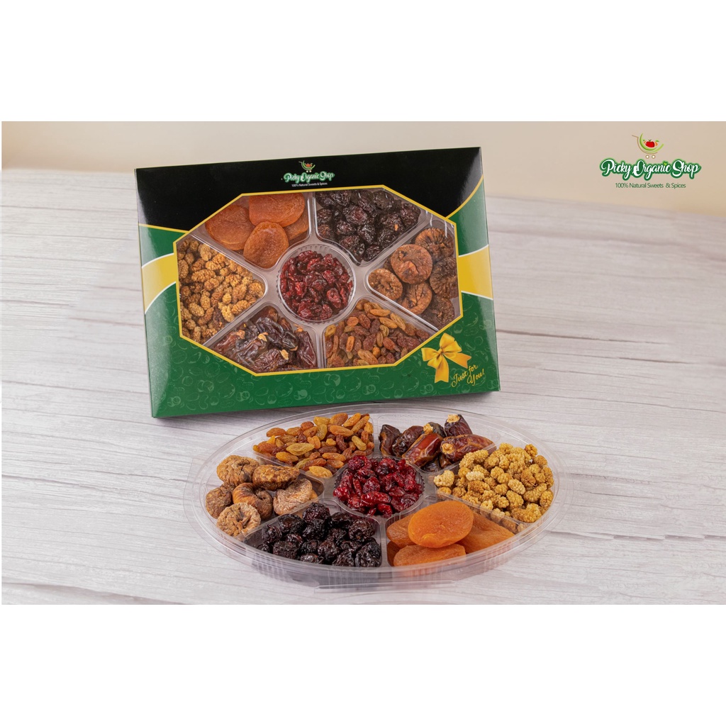 Dried Fruits Platter (7 Diff. Dried Fruits) Healthy Platter, Snack