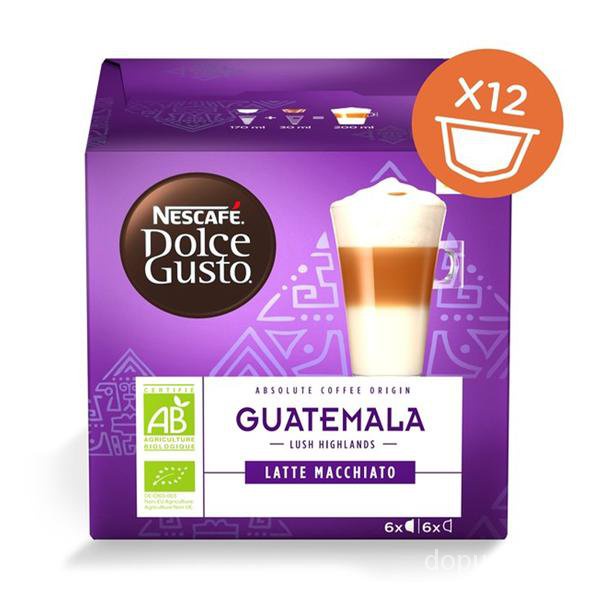 Nescafé Dolce Gusto Guatemala Lush Highlands Latte Macchiato Capsules ...