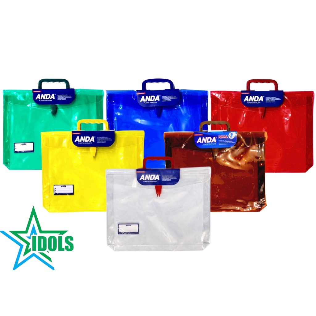 Colored plastic expandable envelope (Pushlock) | Shopee Philippines