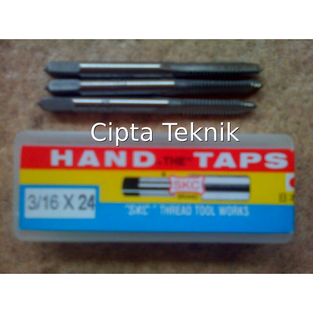 Hand Tap SKC 3/16 inch x 24 BSW HandTap 3/16 inch 24BSW Thread Tap Bolt ...