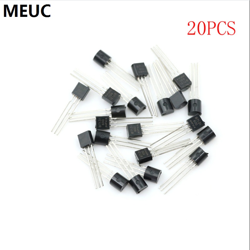 20pcs Direct Bidirectional Transistor BT131600 TO92 600v/1a BT131