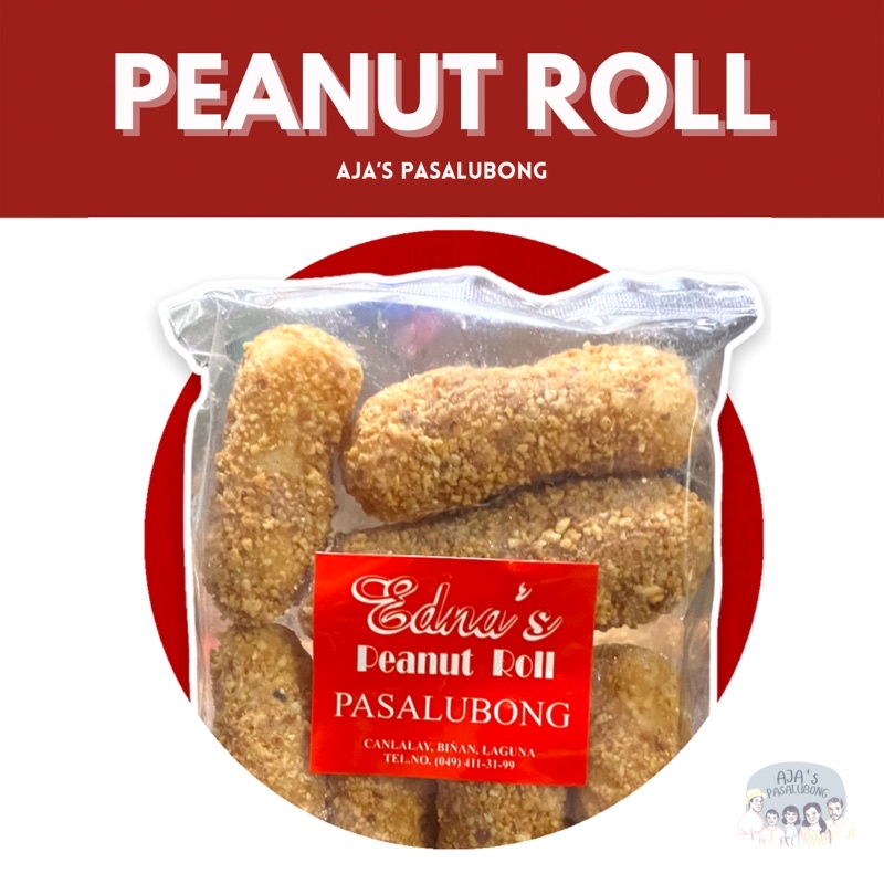 Edna's Pasalubong Peanut Roll/ Rice Roll Shopee Philippines