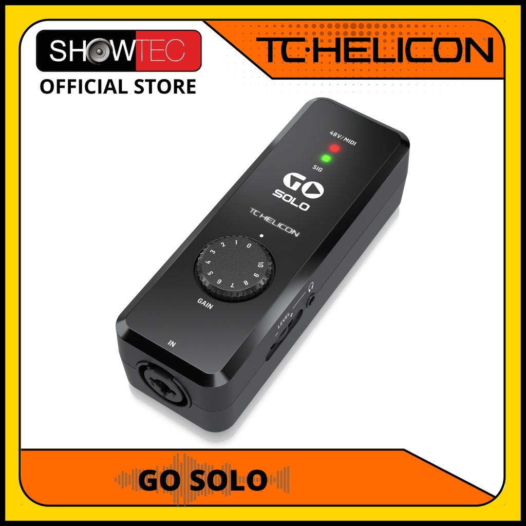 TC Helicon GO SOLO High-Definition Audio/MIDI Interface for Mobile Devices  | Shopee Philippines