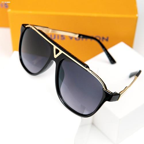 ☈LV Mascot Millionaire Sunglasses Acetate Metal Frame Anti-UV400 Eyewear  For Men Women