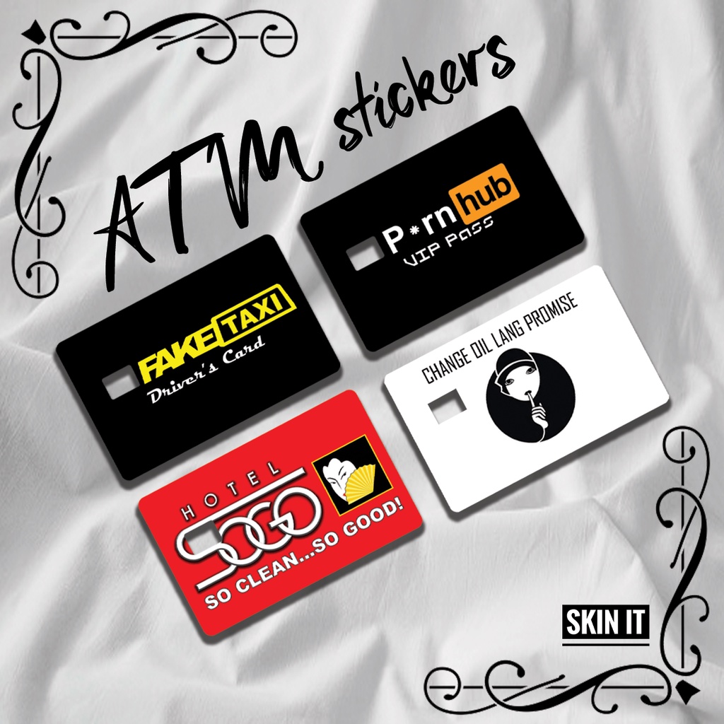 Meme Sogo Custom Stickers for ATM or Beep Card Stickers | Shopee Philippines