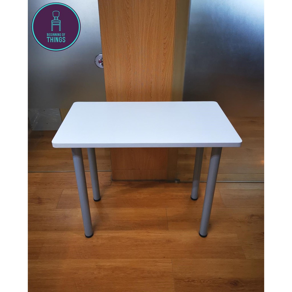 PAXEN White Office Study Computer Dining Table 50x90 | Shopee Philippines
