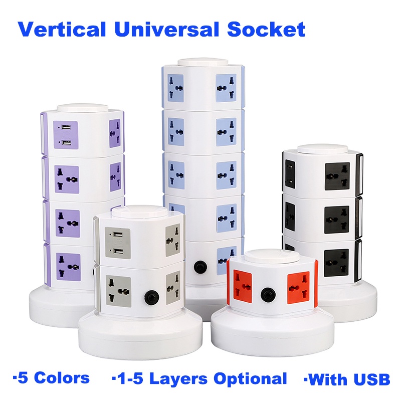 Multifunctional vertical socket usb mobile phone charging tower wiring ...