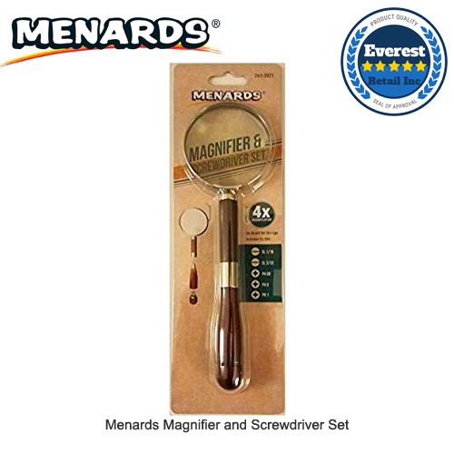 Menards Magnifier and Screwdriver Set | Shopee Philippines