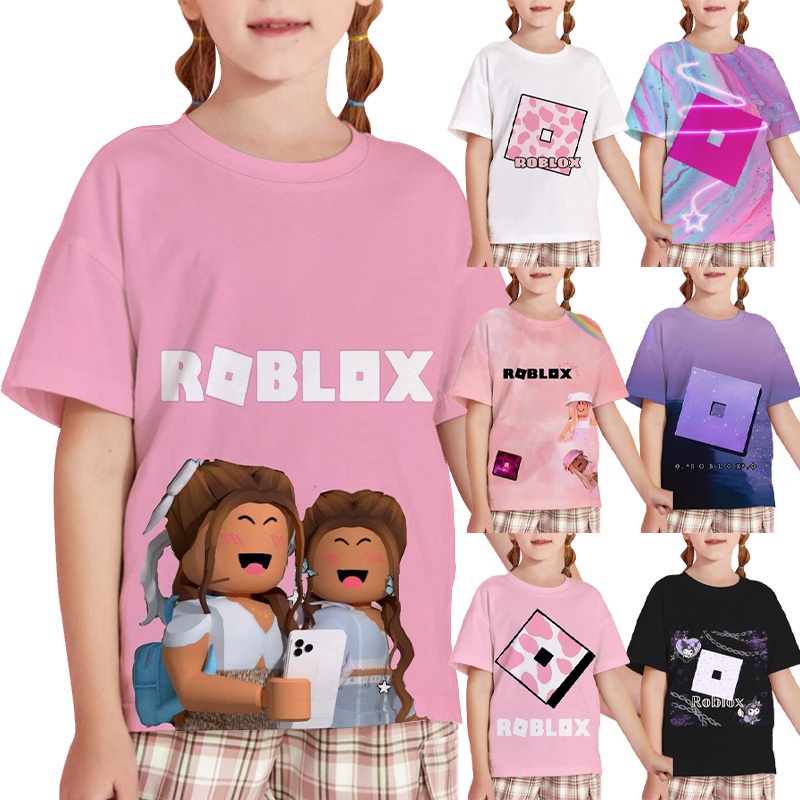 Robloxs Shirt For Kids Roblox Girls T-Shirt 3-14 Years Graphic Print ...
