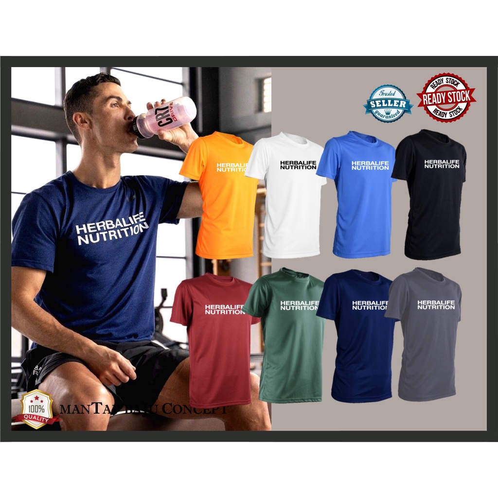 herbalife nutrition microfiber shirt /sport jersey / fast drying tee