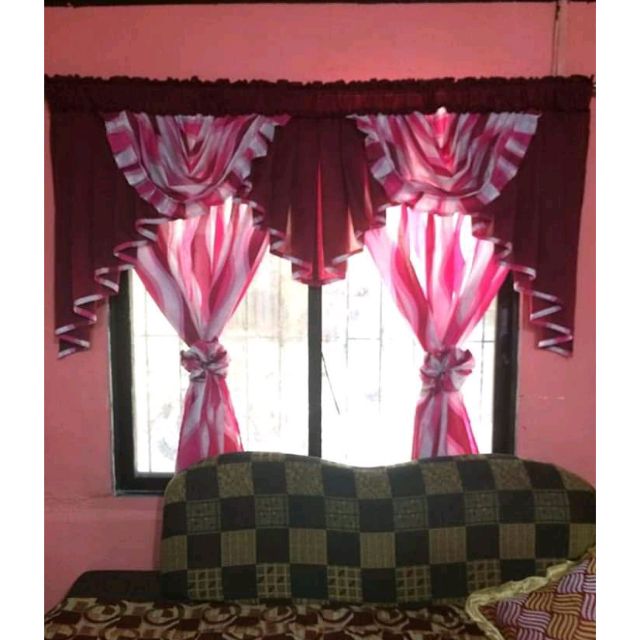 Curtain Swag Double Panel 60 70 Shopee Philippines   9b63745911959fd0d9af0ea409aed9d3