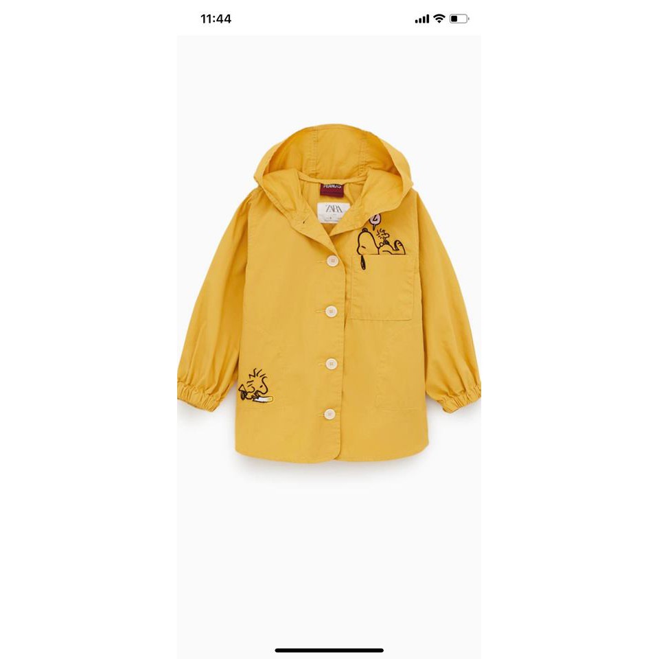 Jacket Thin Khaki snoopy Gold Zara Shopee Philippines