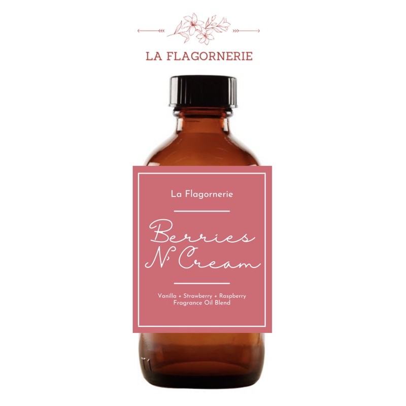 Berries N’ Cream Fragrance Oil (For candles, soaps, diffusers, perfumes