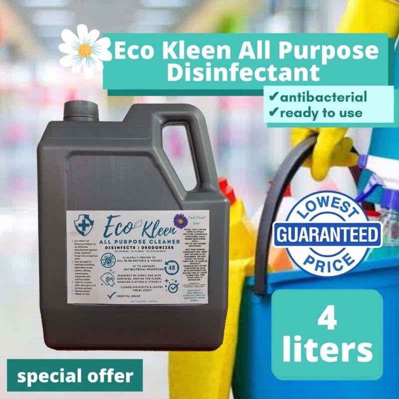 Eco Kleen All Purpose / Multi Purpose Disinfectant Cleaner 1 Gallon